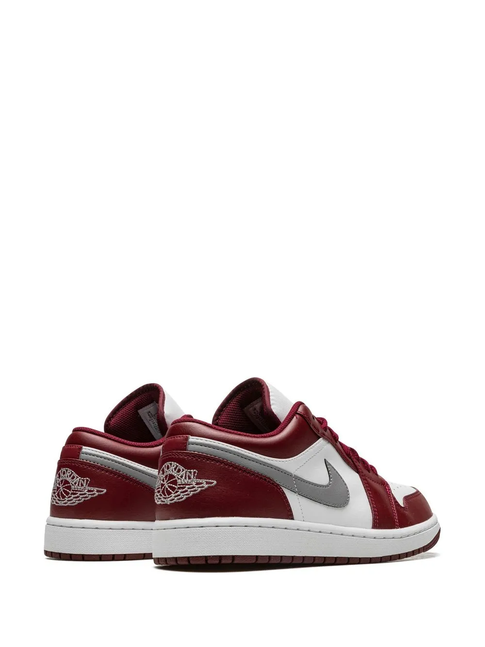 Кроссовки Air  1 Low 'Bordeaux' Jordan, красный — фото 3