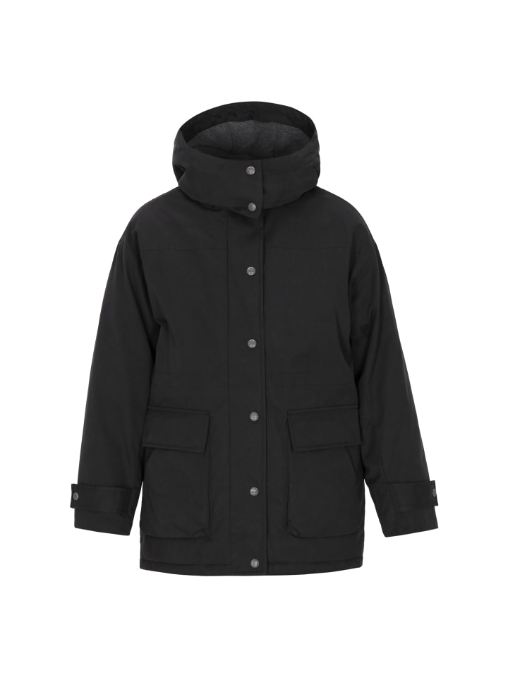 

Женская куртка черного цвета DreiMaster Vintage