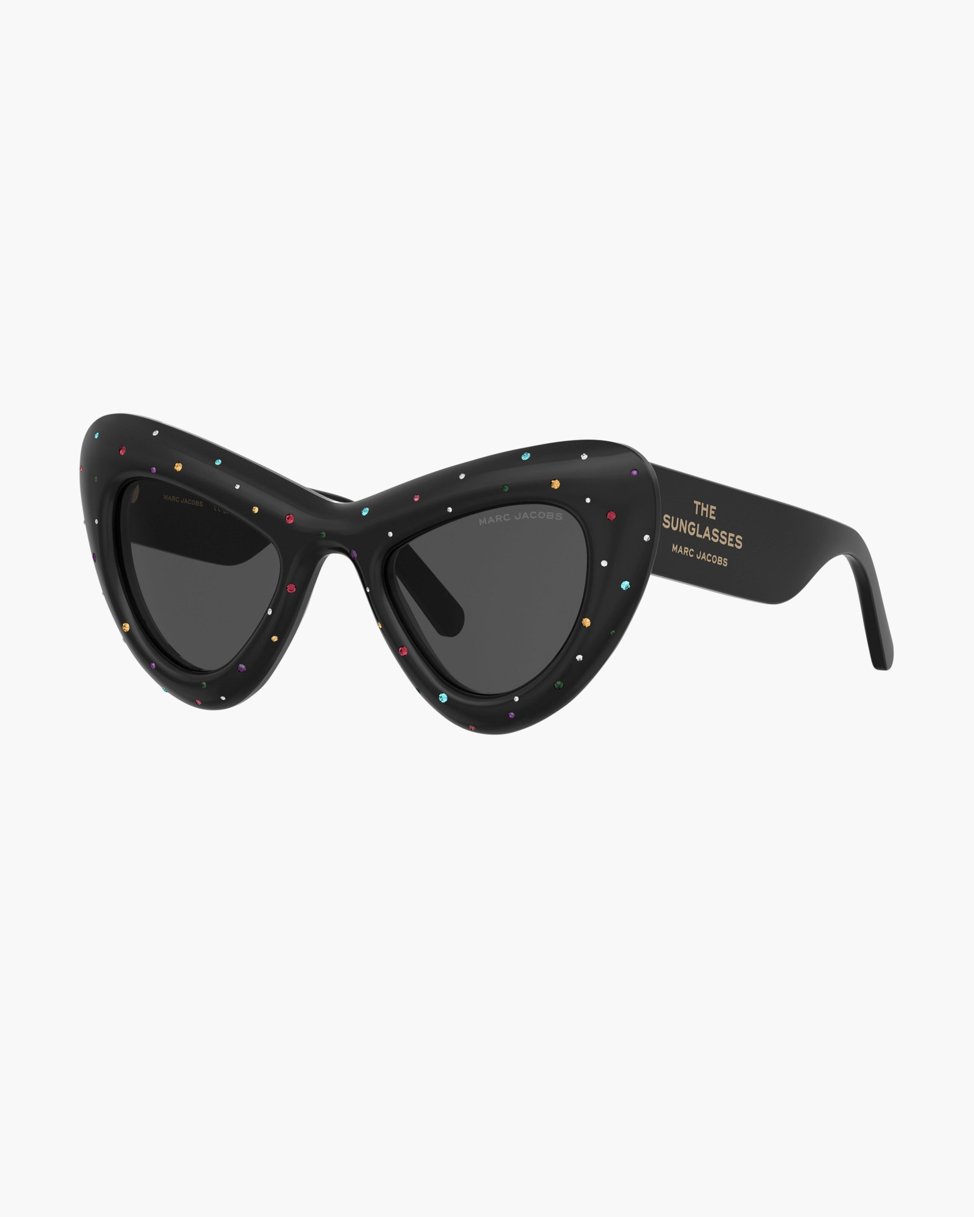 

Солнцезащитные очки Doll Crystal Marc Jacobs, цвет Black Multi