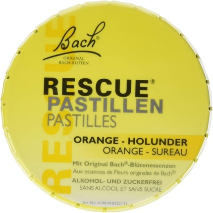 

BACH ORIGINAL Rescue Pastilles Апельсин Бузина 50 г ‎Nelsons Gmbh