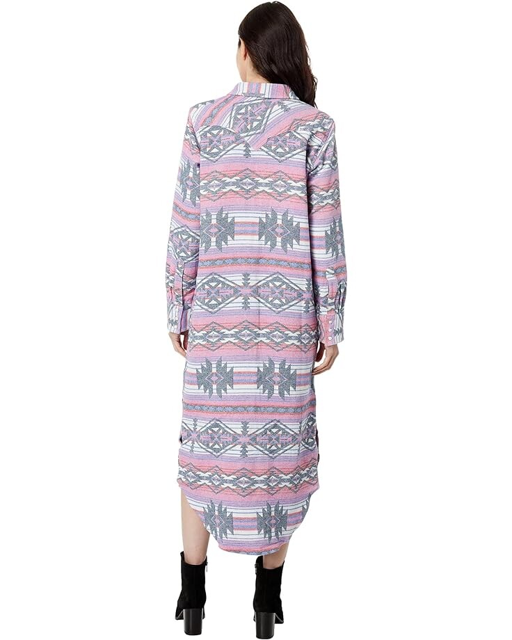 

Платье Wrangler Retro Americana Duster Dress, цвет White/Pink/Blue