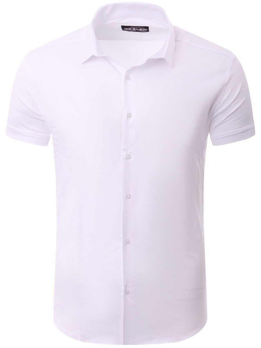 

Рубашка на пуговицах классического кроя Reslad RS7025, белый
