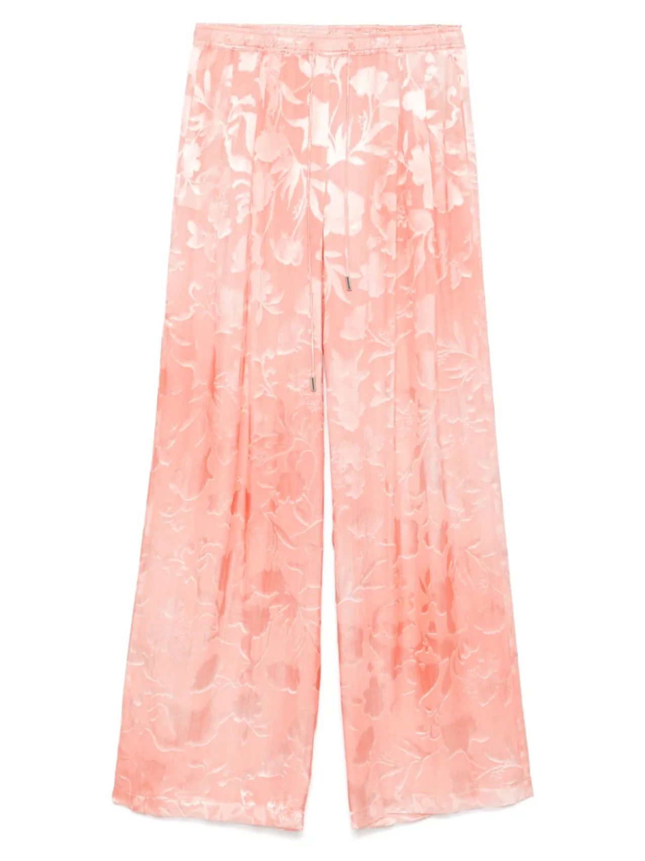 

Брюки с цветочным жаккардом Ermanno Scervino, розовый