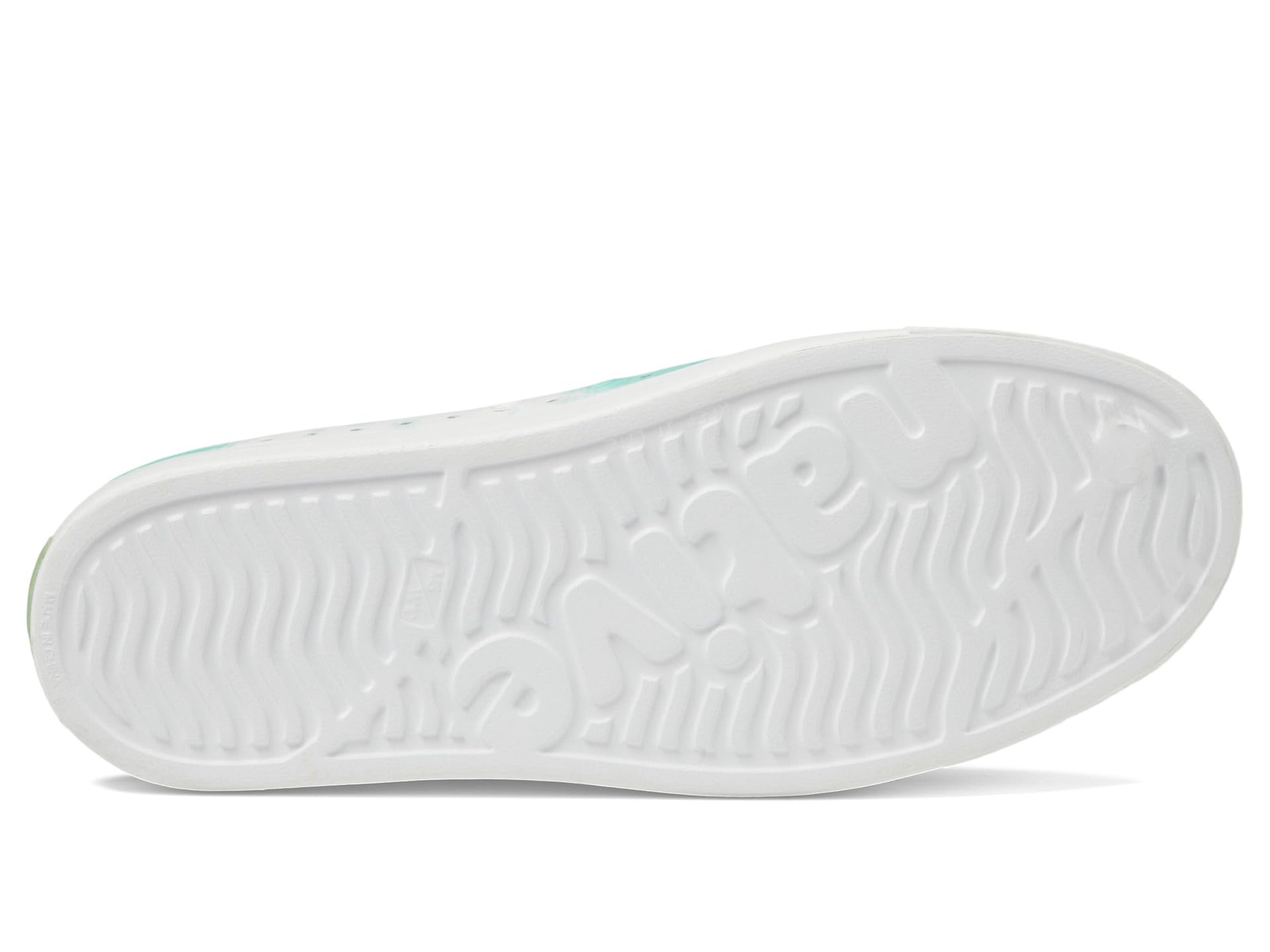 Кроссовки Native Shoes Jefferson Bloom Print, Shell White/Shell White/Ocean Waves — фото 3