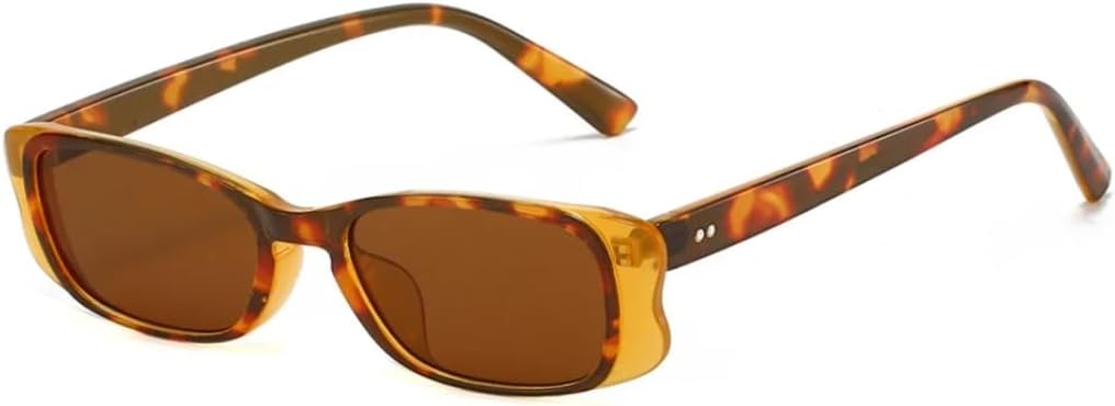 

Солнцезащитные очки с защитой от УФ-излучения UV400 | Компактная и легкая оправа | Линзы конфетных цветов | Для женщин и мужчин | Для занятий спортом на открытом воздухе и вождения DSVIGF, Leopard Oraange