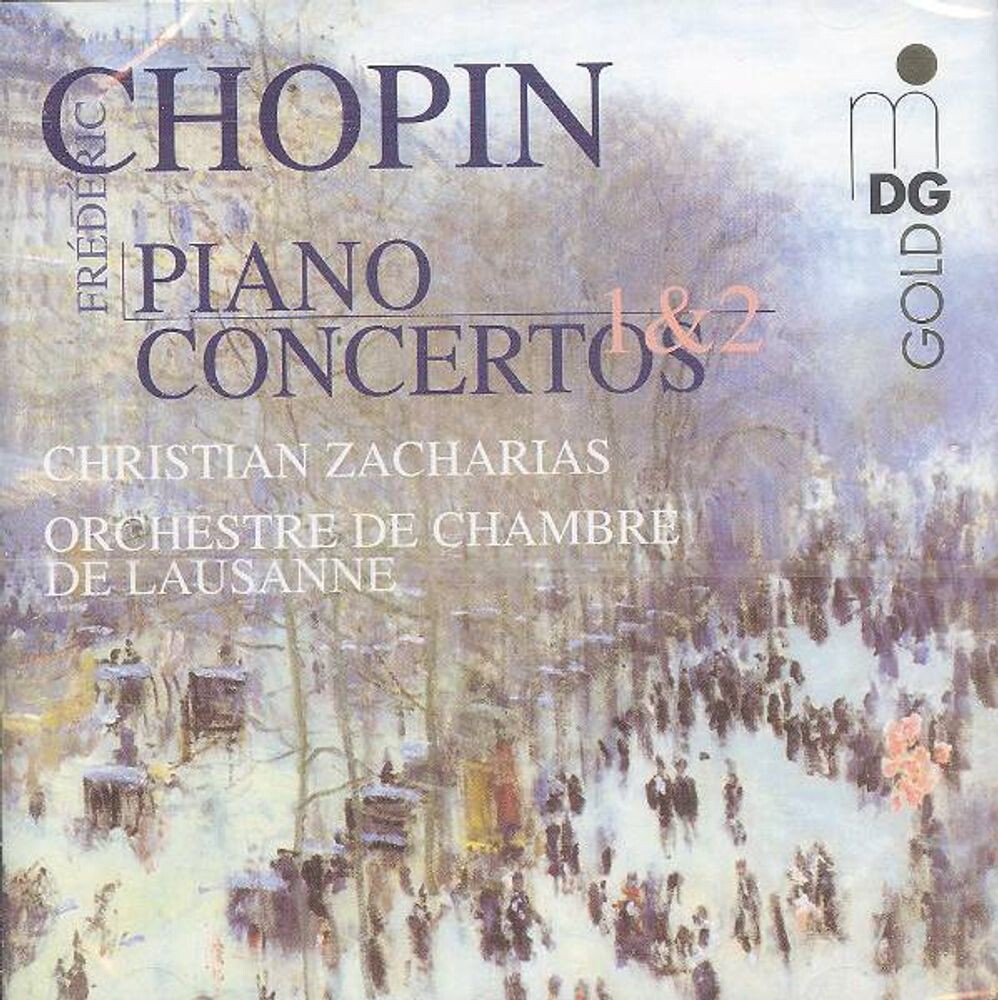 

Диск CD Chopin: Piano Concertos Nos. 1 & 2 [Import] - Frédéric Chopin, Christian Zacharias, Lausanne Chamber Orchestra