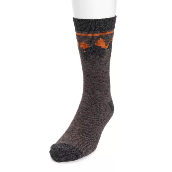 

Мужские носки в полоску Muk Luks, цвет brown tree