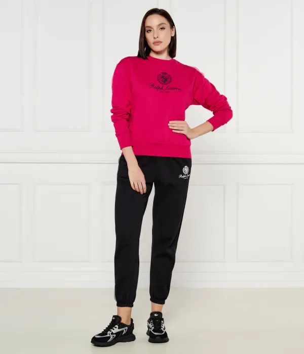 Толстовка regular fit Polo Ralph Lauren, фуксия — фото 2