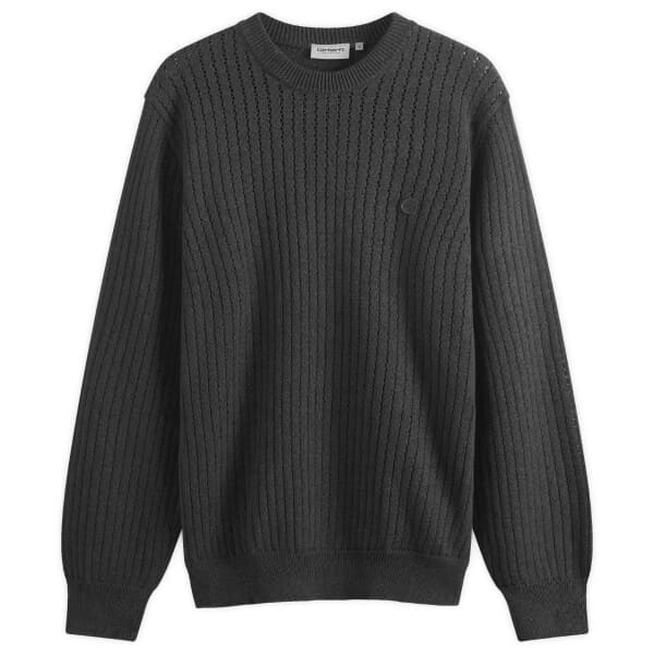 

Свитер рыбака Калеба Carhartt Wip, черный