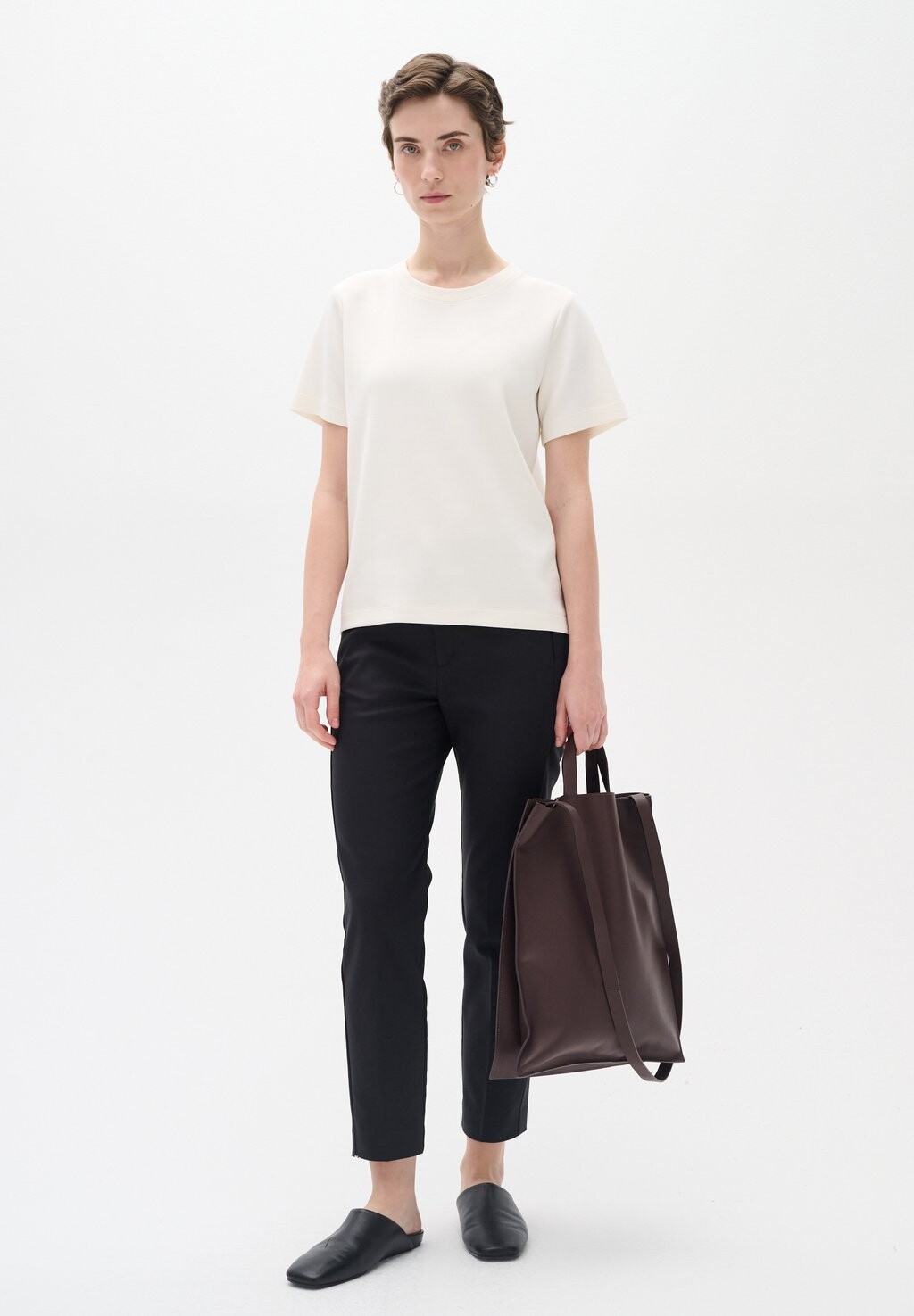 

Простая футболка VINCENTIW KARMEN InWear, цвет Whisper White