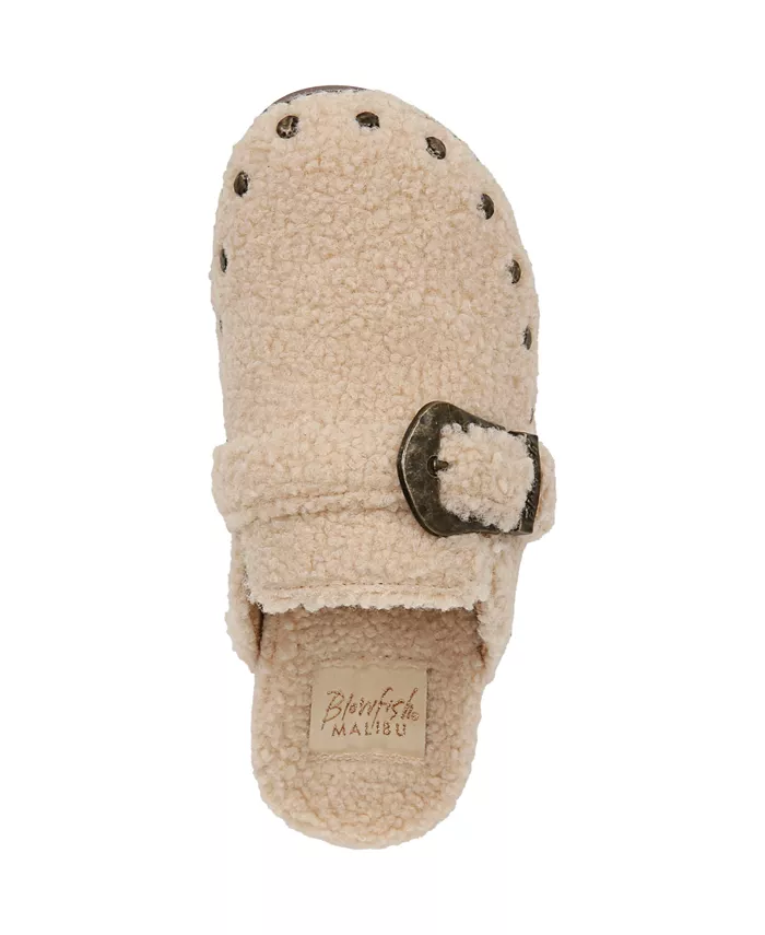 Женские уютные слипоны Skylar Clogs Blowfish Malibu, коричневый/бежевый — фото 4
