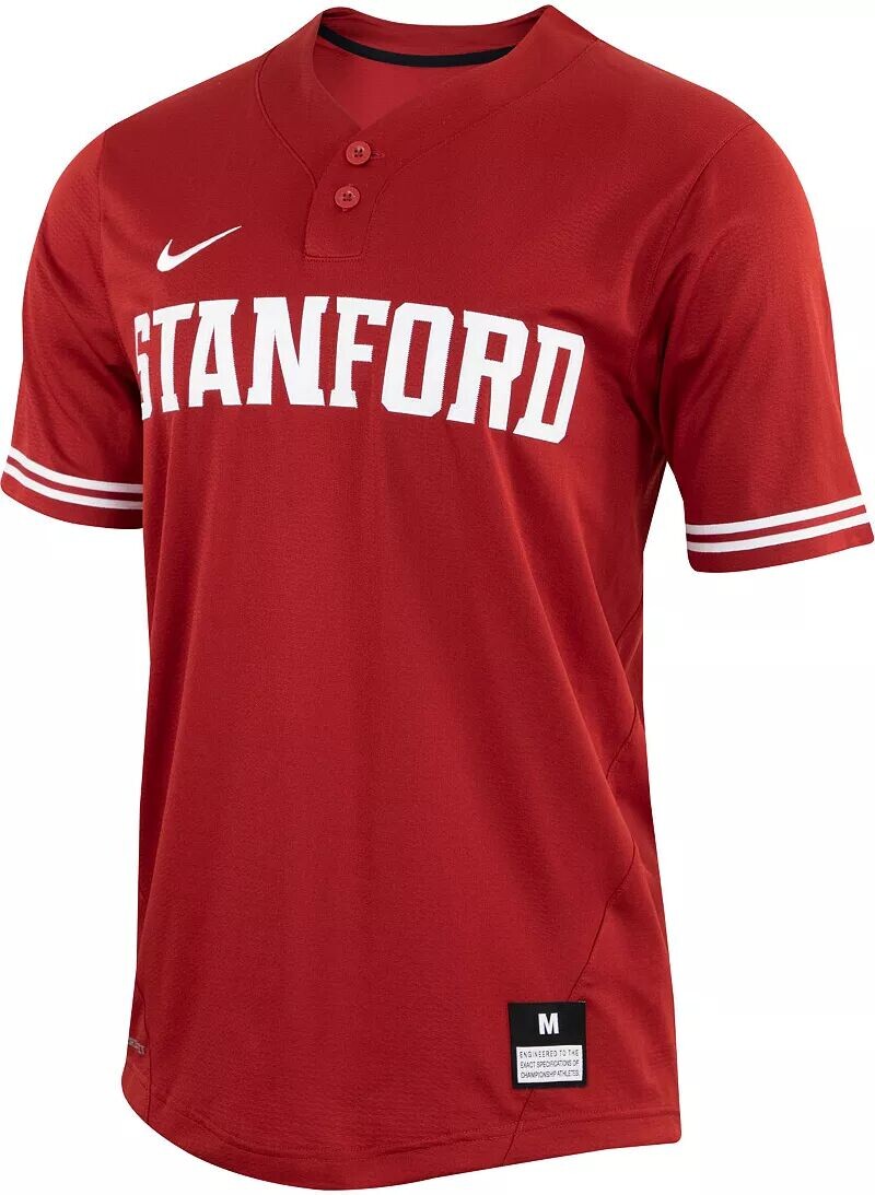 

Реплика мужской бейсбольной майки с двумя пуговицами Nike Stanford Cardinal