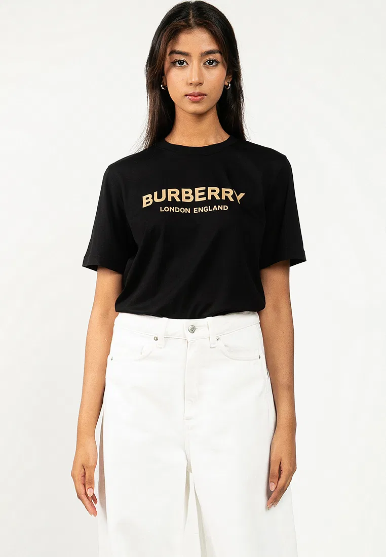 Футболка, хлопок, Logo, белый Burberry
