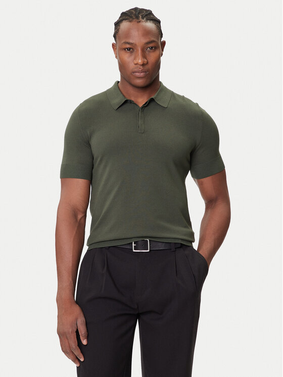 

Поло regular fit San Peter-CV 50536672 Hugo, зелёный