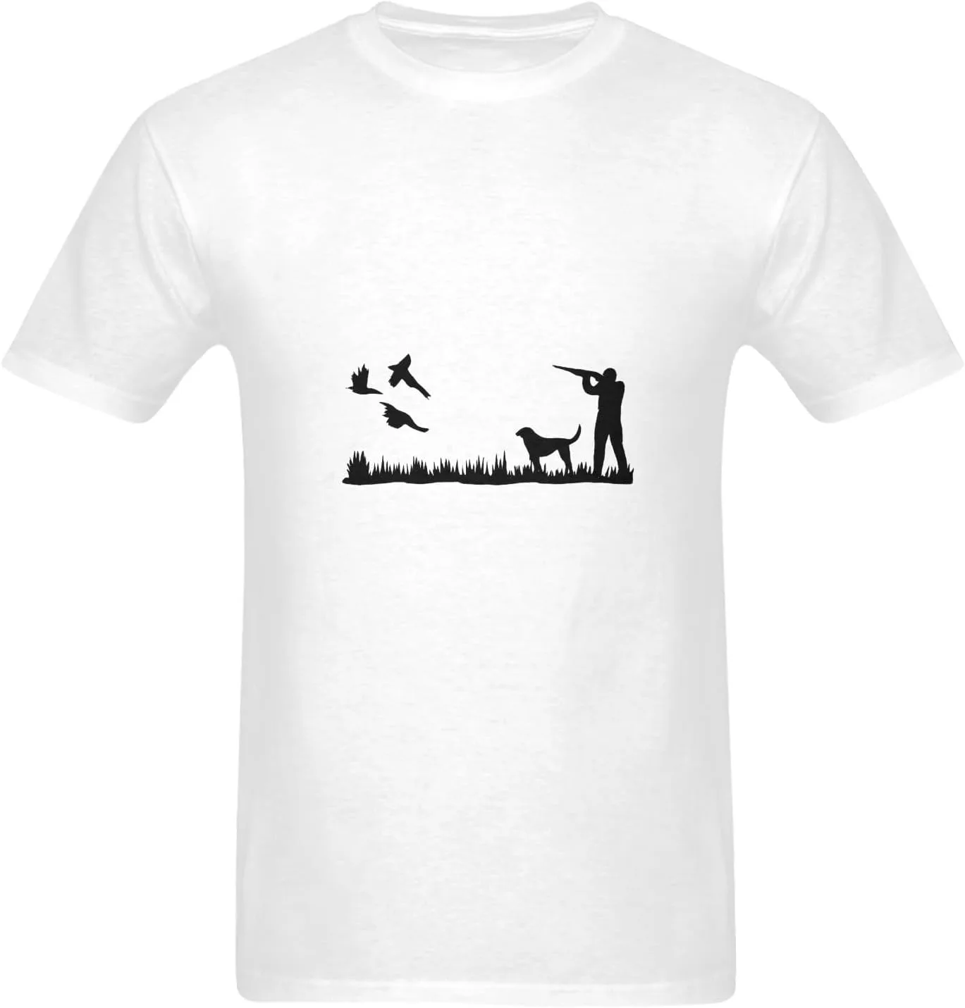 

Футболка мужская с принтом Outdoor Hunting Scene