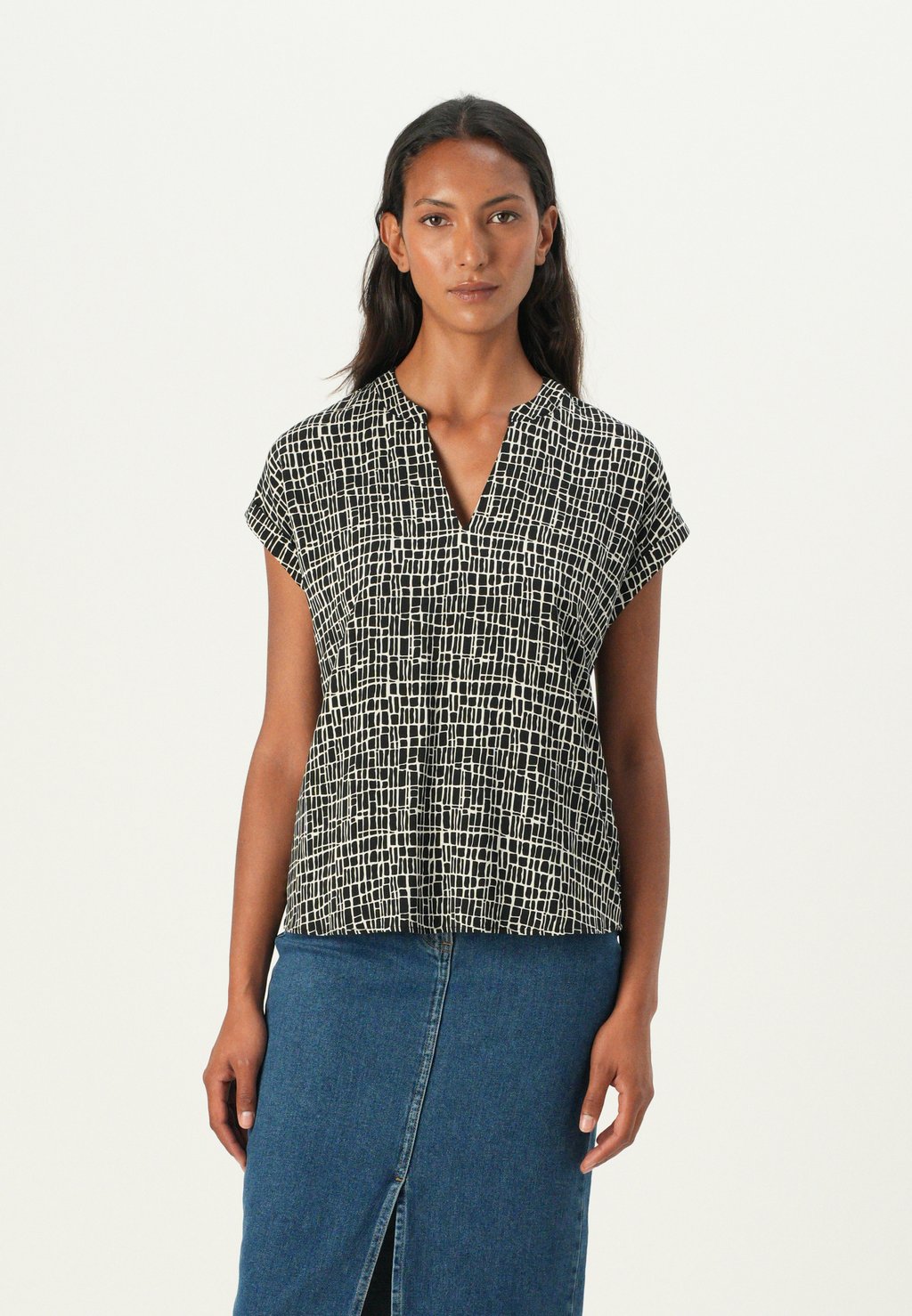 

Блуза EASY SHAPE TOM TAILOR, мультиколор