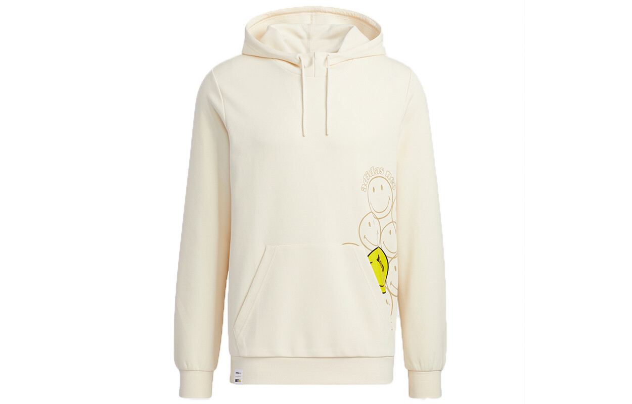 

Мужская толстовка Smiley X Off White Adidas Neo, кремовый