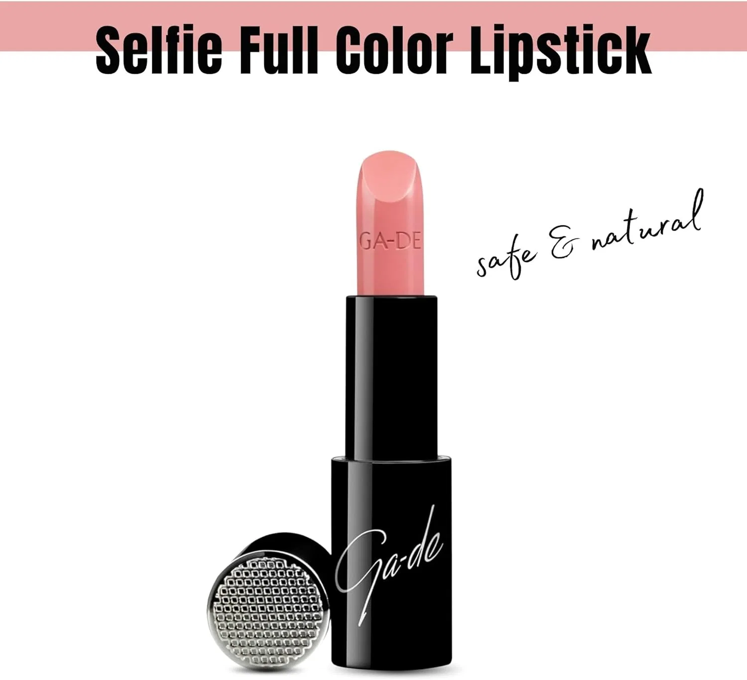 Губная помада GA-DE Selfie Full Color Lipstick 850, аргановое масло, 0.14 унции, каштановый — фото 3