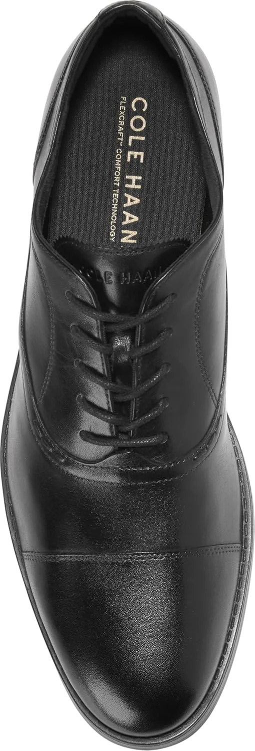 Мужские оксфорды Cole Haan Newmark Grand Cap Toe, черный — фото 3