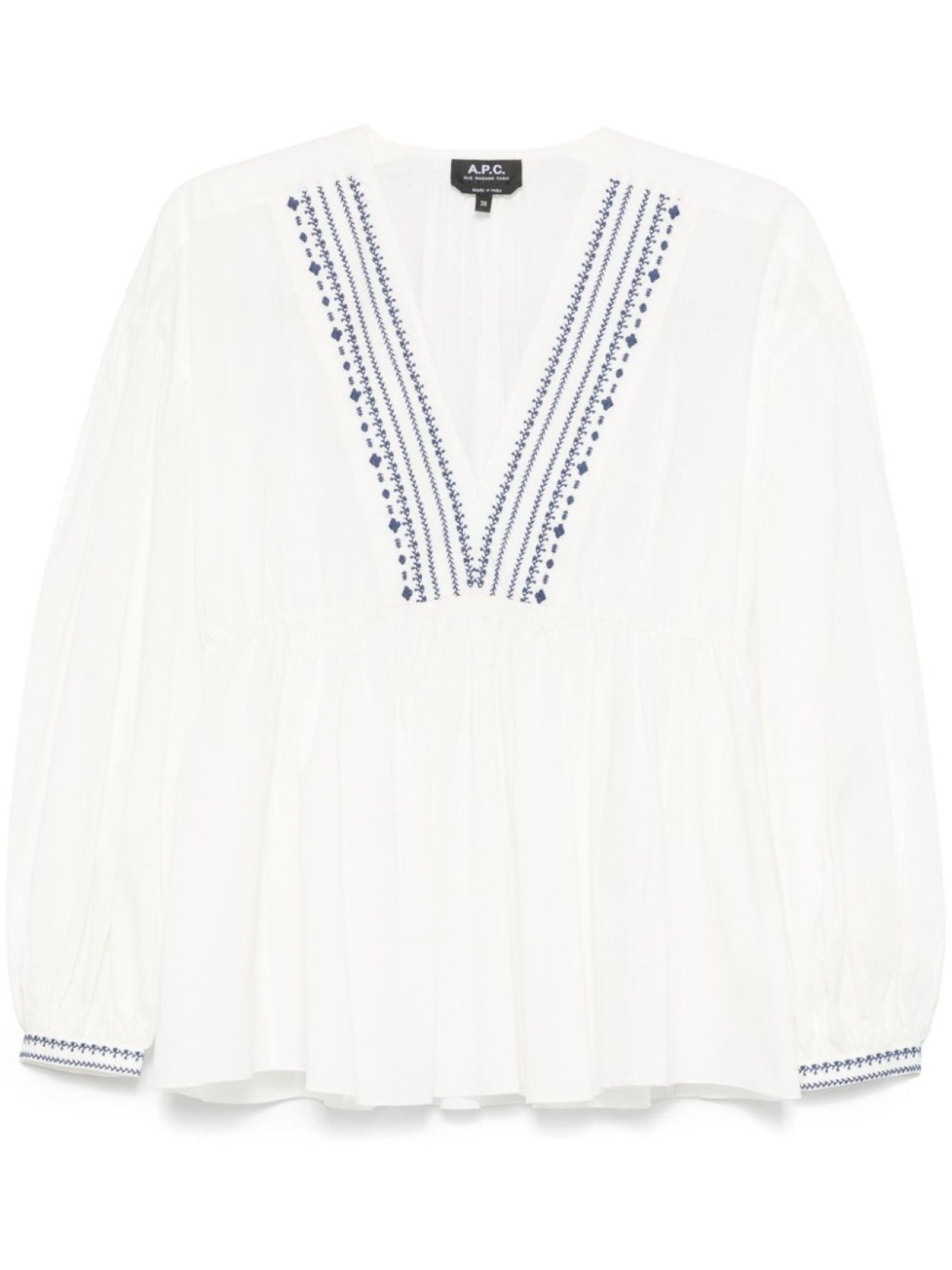 

A.P.C. блузка Vera, белый