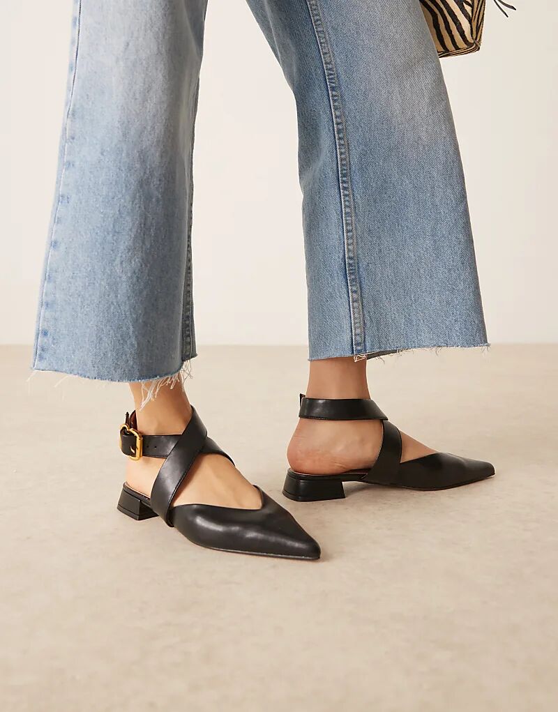 Балетки Lirienne ASOS DESIGN черного цвета