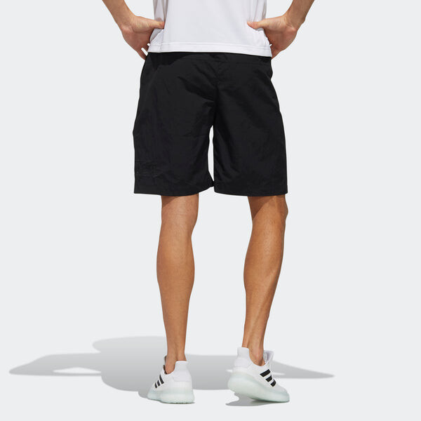 Шорты m mh 3s wv sho woven solid color loose sports shorts black Adidas, черный — фото 4