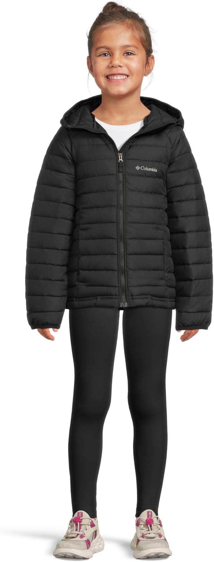 

Куртка Columbia Kids Powder Lite II Hooded Jacket, черный