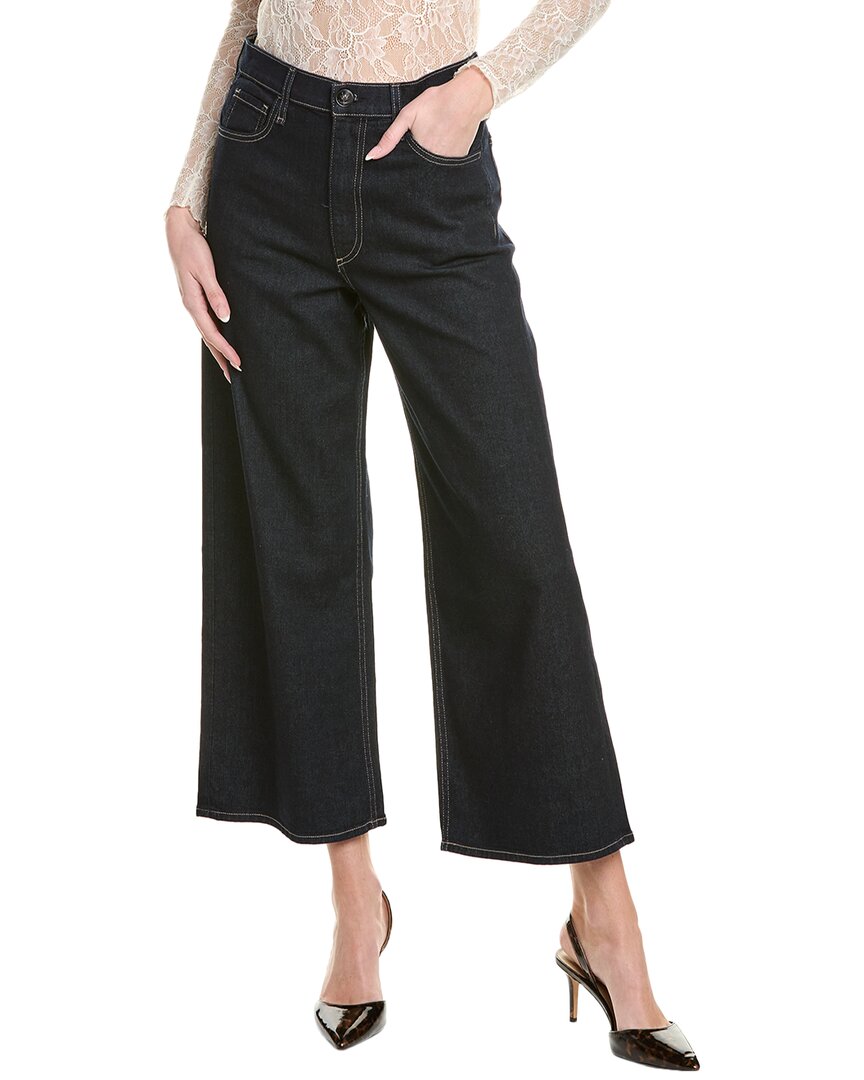 

Rag & bone Annie Rinse Широкие джинсы до щиколотки, синий