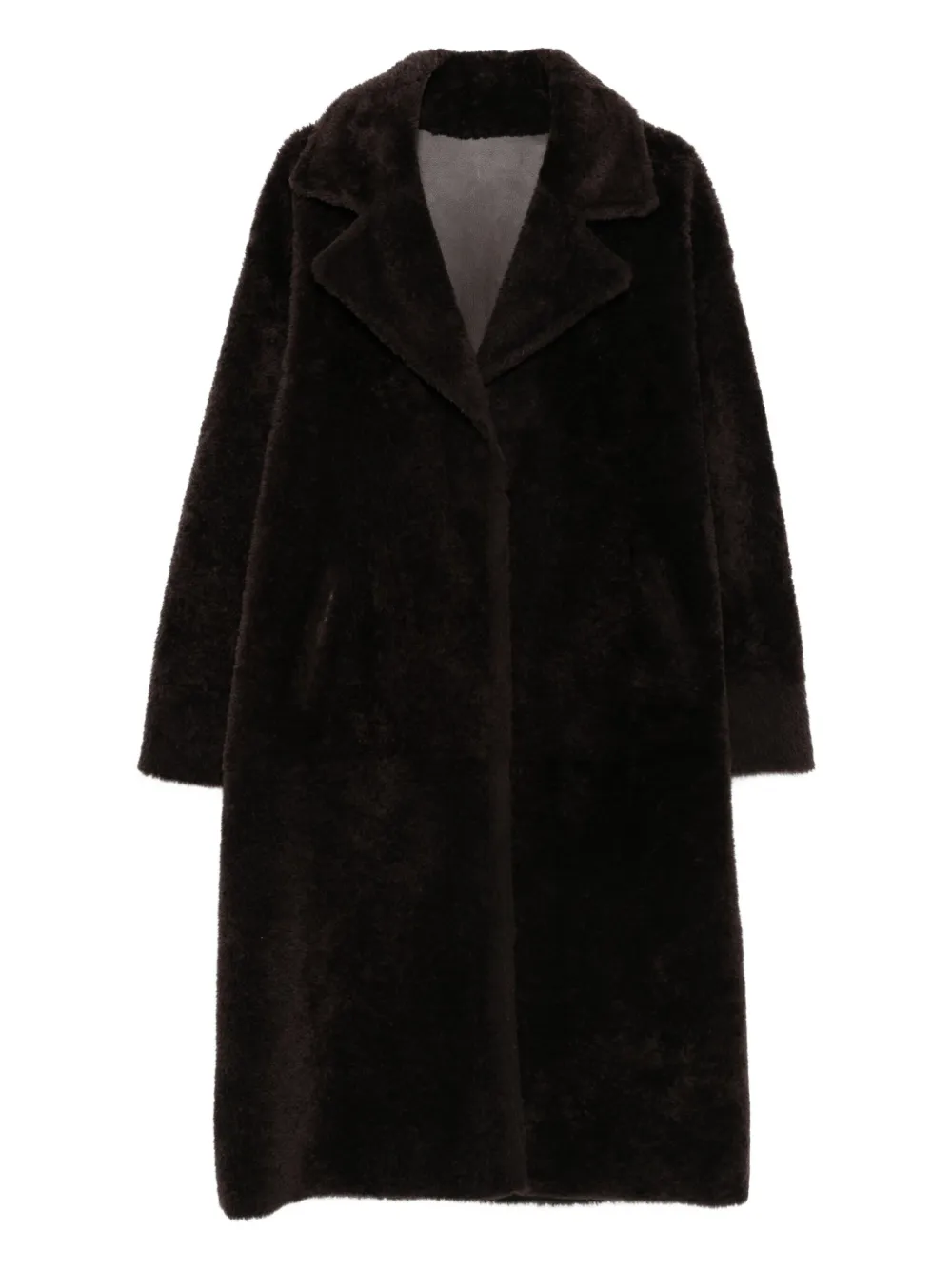 

Пальто из шерпы Arma, коричневый