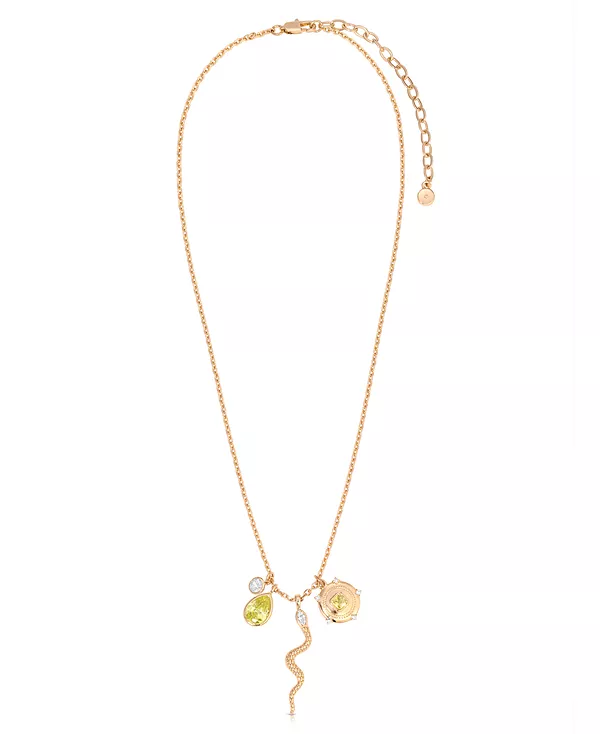 

Ожерелье с подвеской в виде змеи Серпентина Ettika, peridot