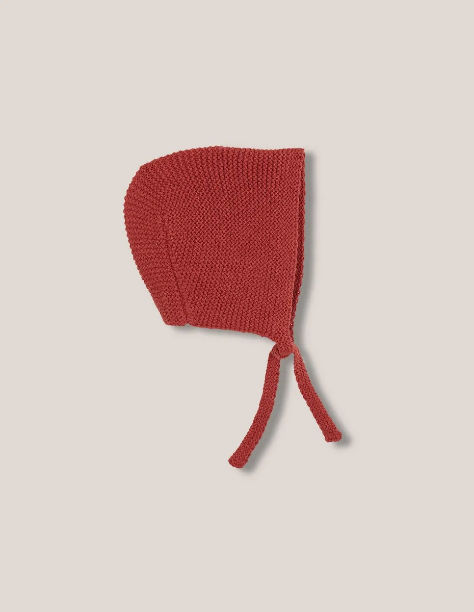 

Детская вязаная шапочка Gocco, коралловый