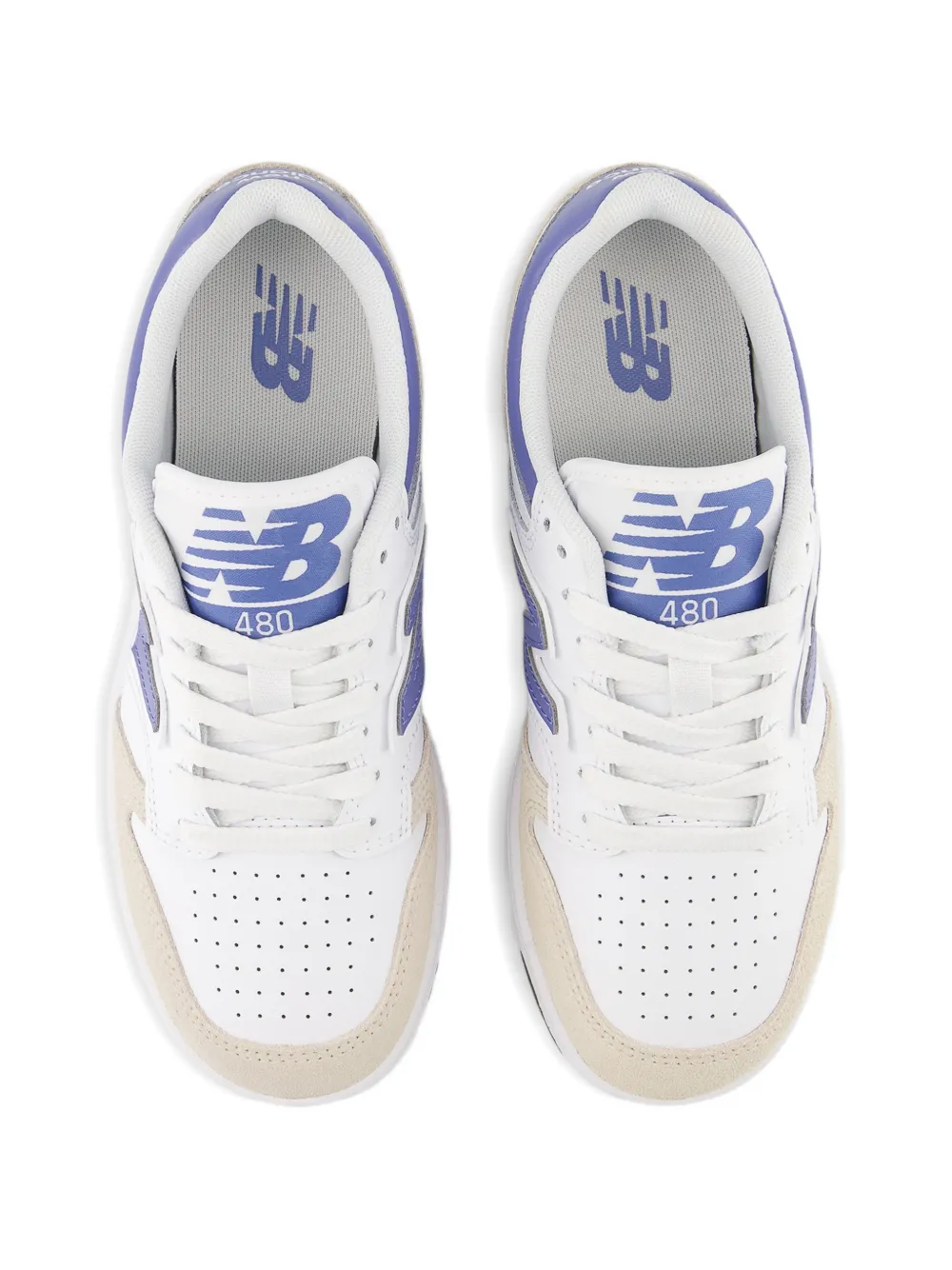 Кроссовки 480 с круглым носком New Balance Kids, белый — фото 3