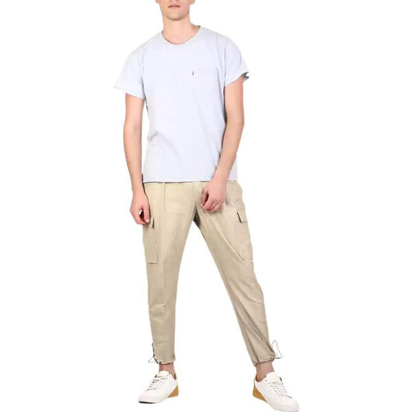 Брюки men's sportswear logo small label embroidered woven cargo casual pants/trousers light brown Nike, мультиколор — фото 4