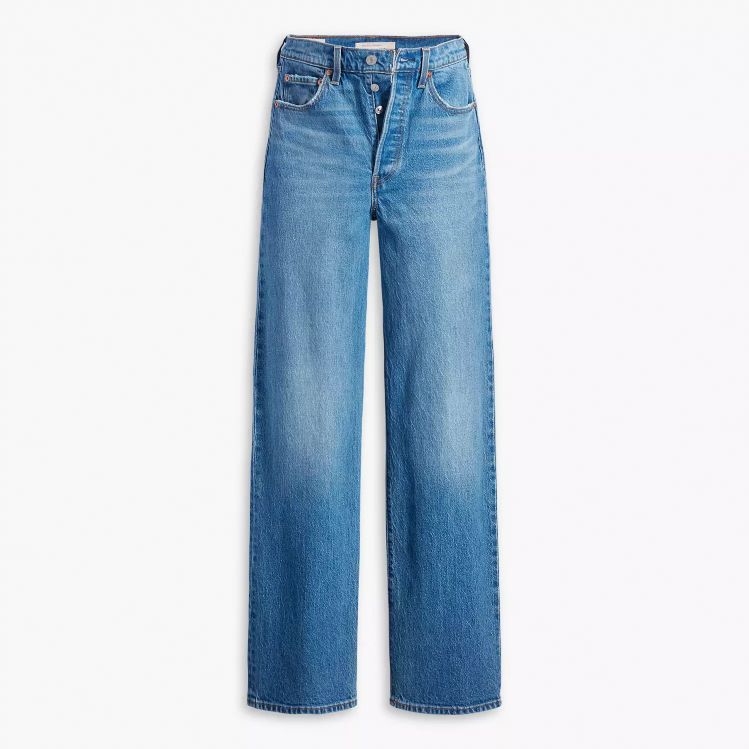 

Джинсы женские Ribcage Full Long Levi's, цвет Dance Around - Medium Wash