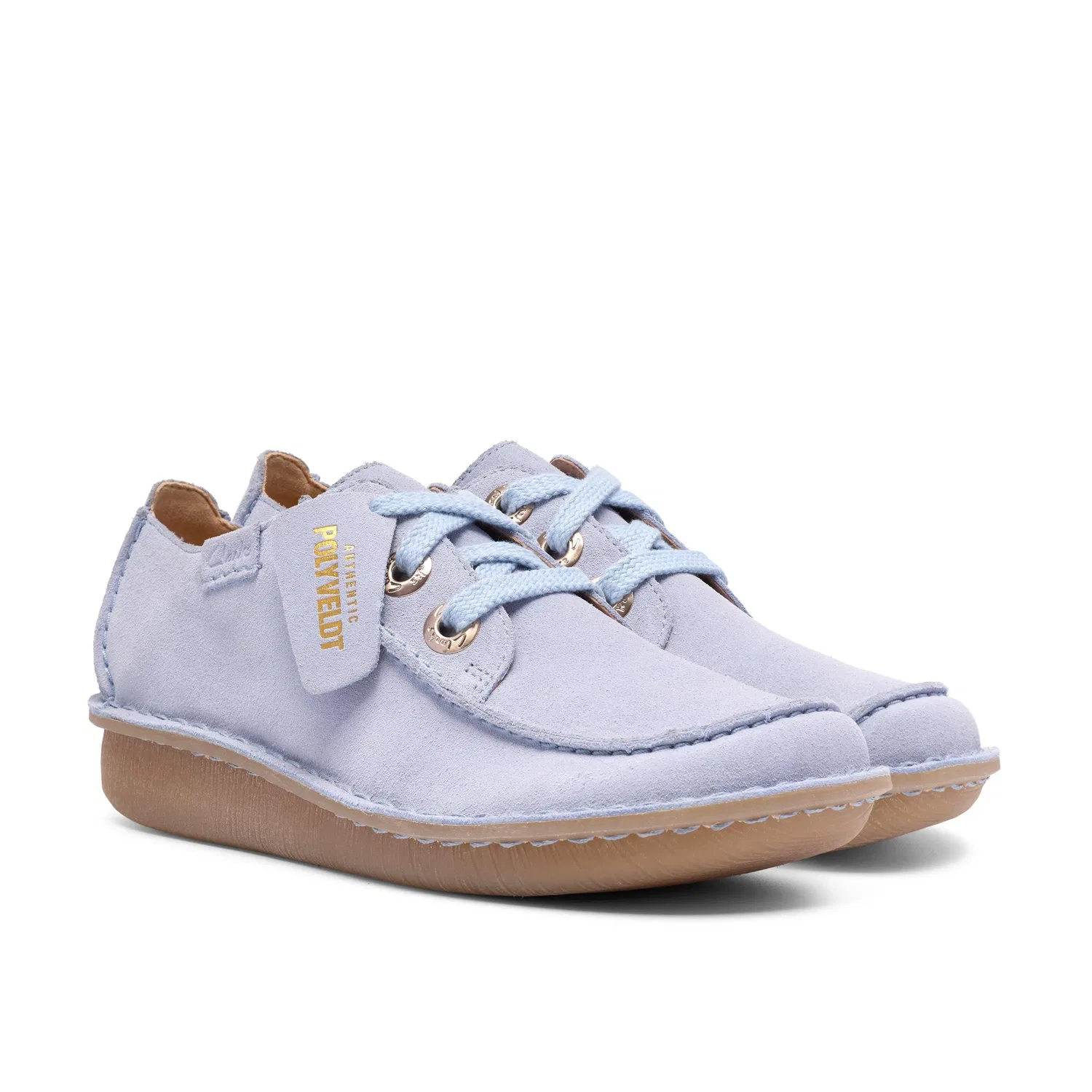 Кроссовки Funny Dream на танкетке Clarks, синий — фото 4