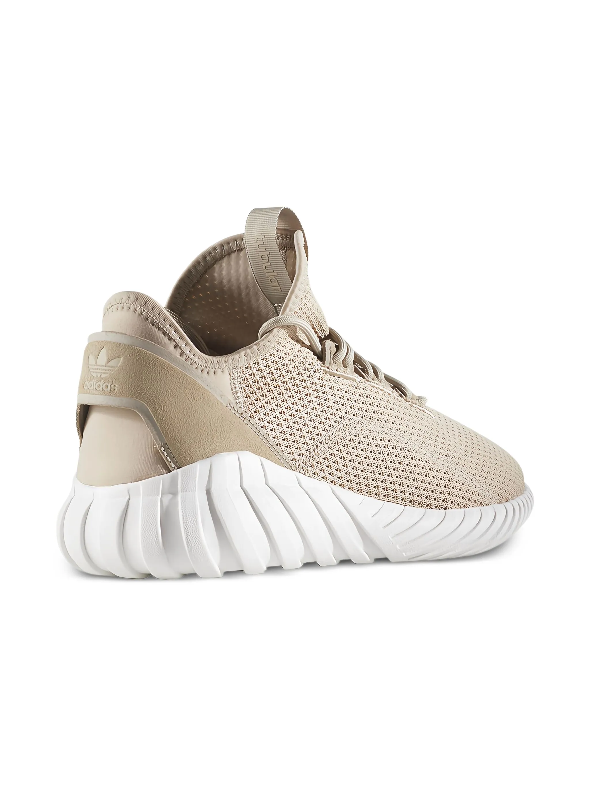 Кроссовки Tubular Doom Sock Primeknit Trace Adidas Kids, бежевый — фото 2