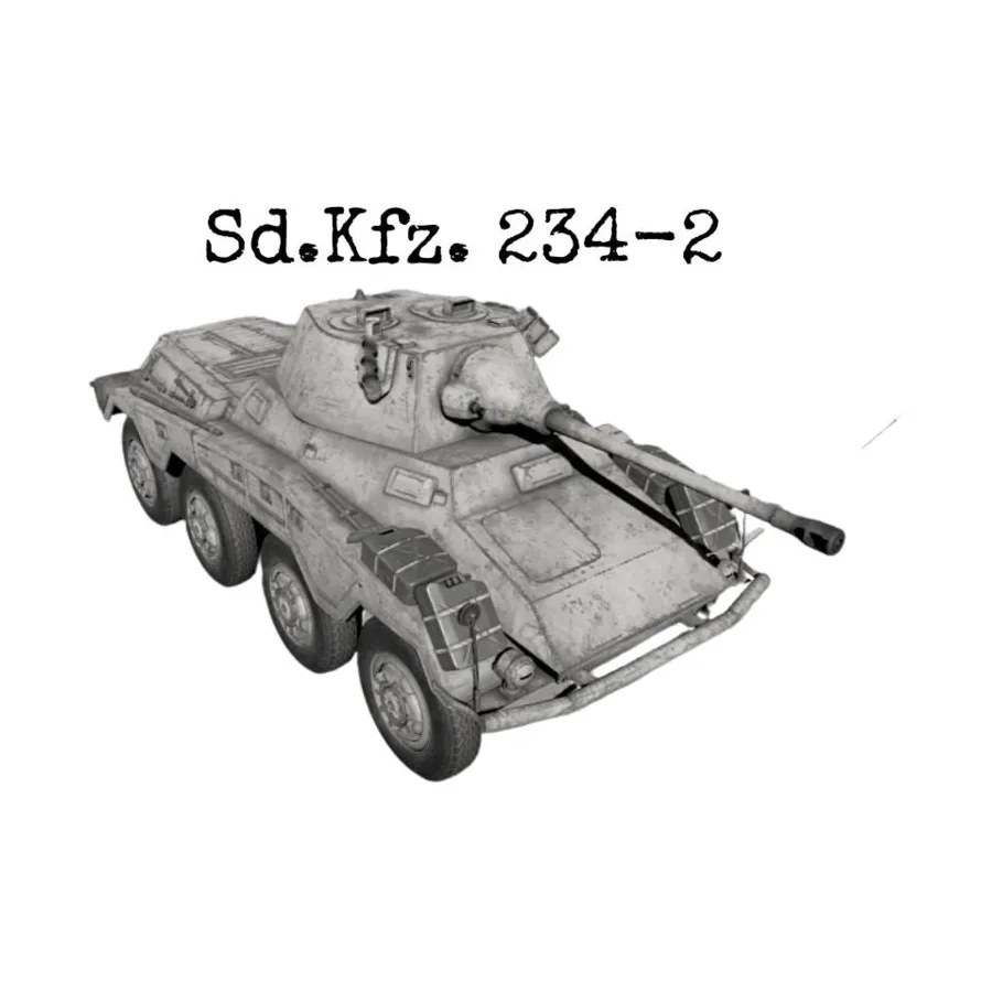 

Sd.Kfz.234-2, WWII Miniatures - Germany - Tanks (28mm)