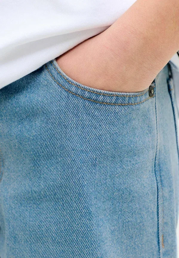Джинсы свободного кроя Jrebleo Jjcraft At 638 Noos Jnr Baggy Fit Jeans Relaxed Fit Jeans Jj Rebel, голубой деним