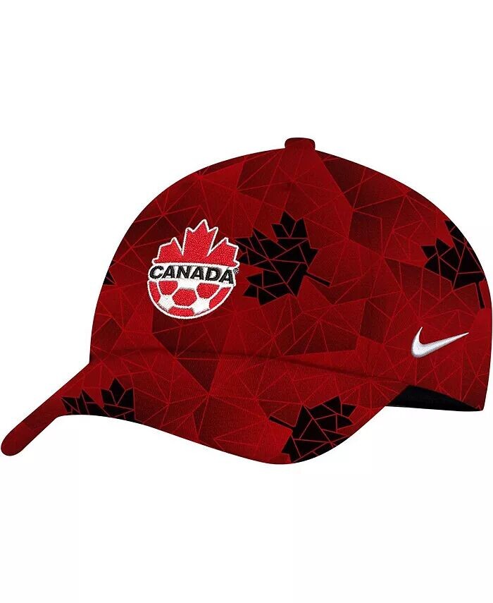 

Мужская красная регулируемая кепка Canada Soccer Campus Performance Nike