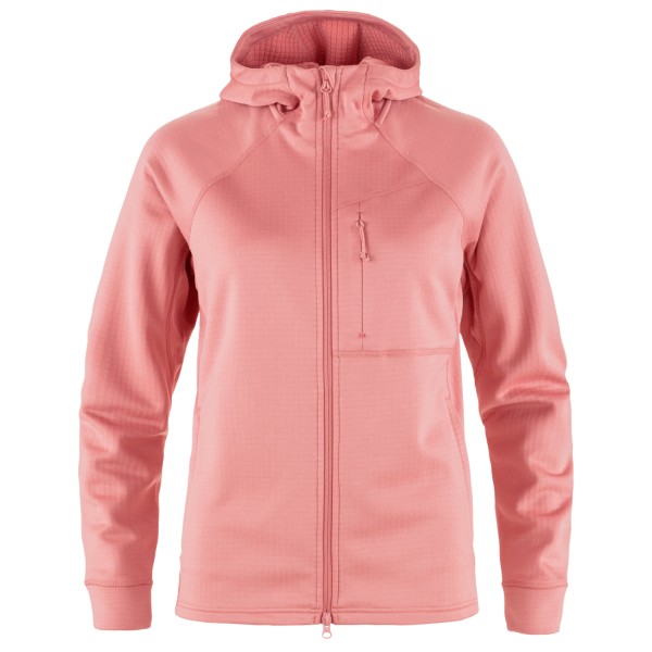 

Женская флисовая толстовка с капюшоном Abisko Grid - флисовая куртка Fjällräven, Dusty Rose