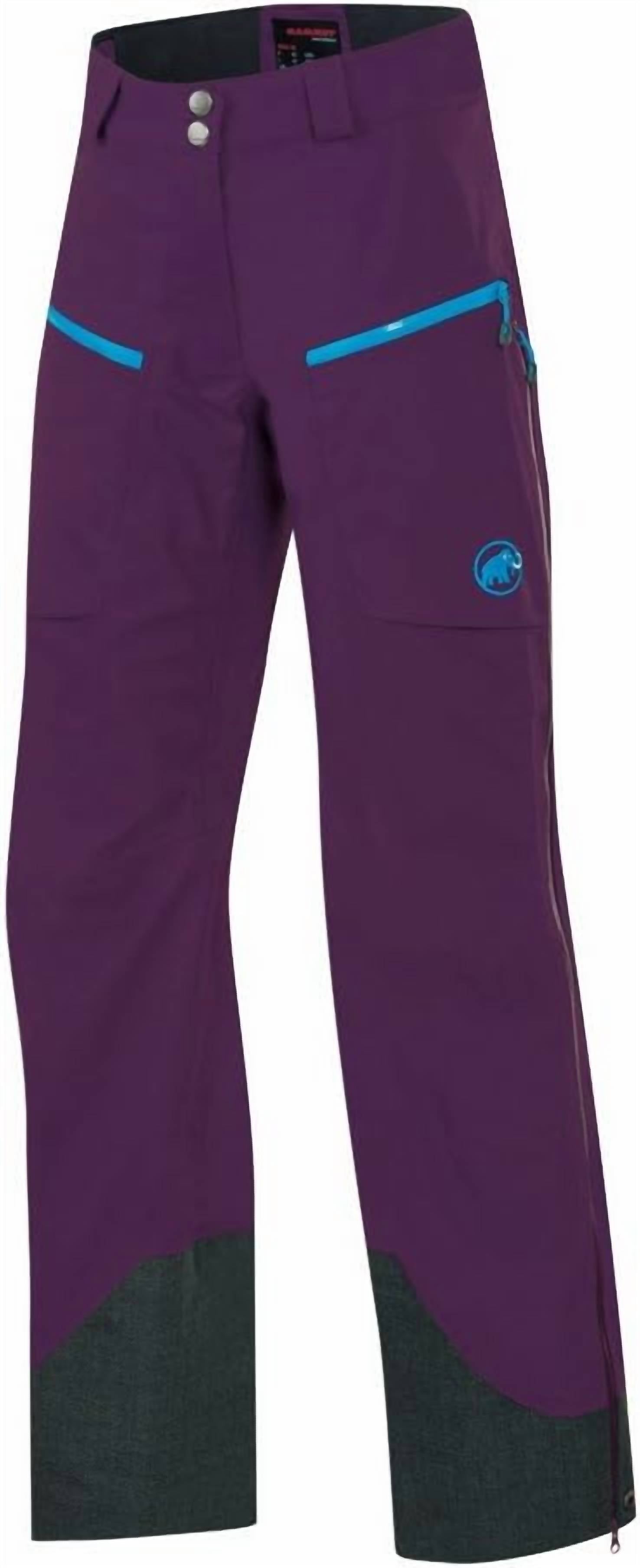 

Женские брюки Luina Tour Hard Shell из бархата Mammut, Velvet