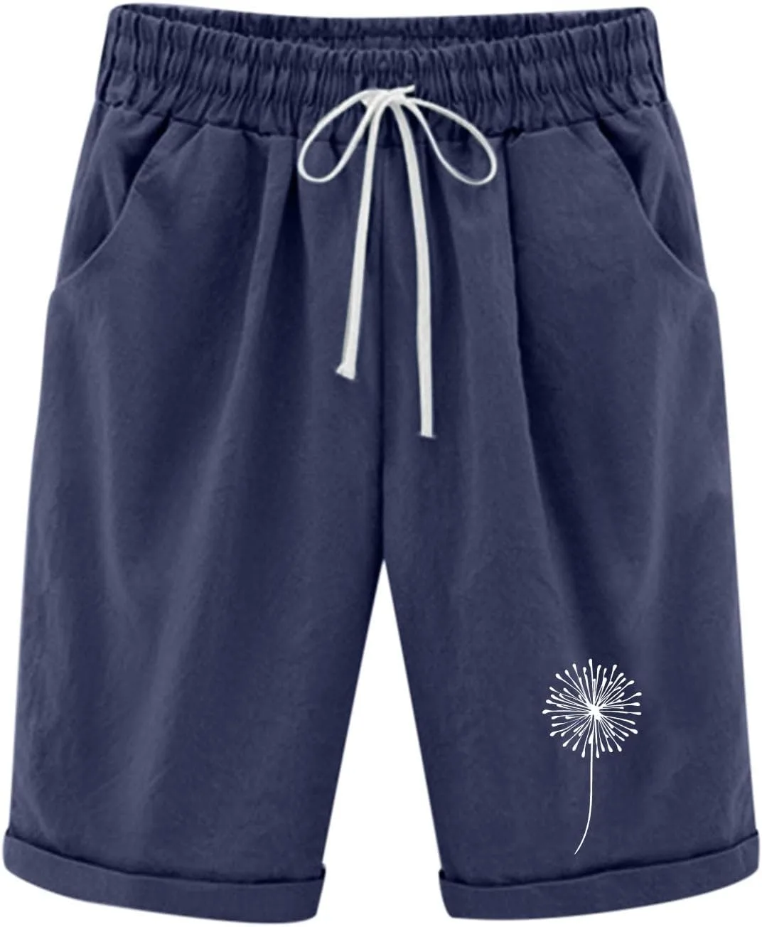 

Женские шорты Casual летние с поясом на шнурке и карманом