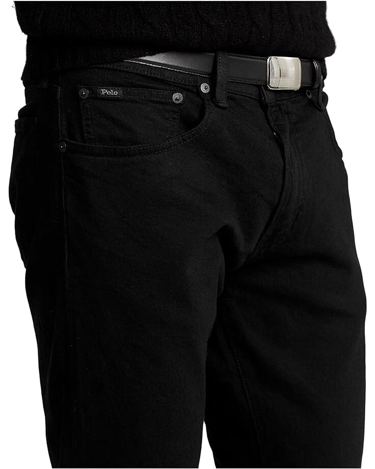 Джинсы Polo Ralph Lauren Varick Slim Straight, цвет Hudson Black — фото 4