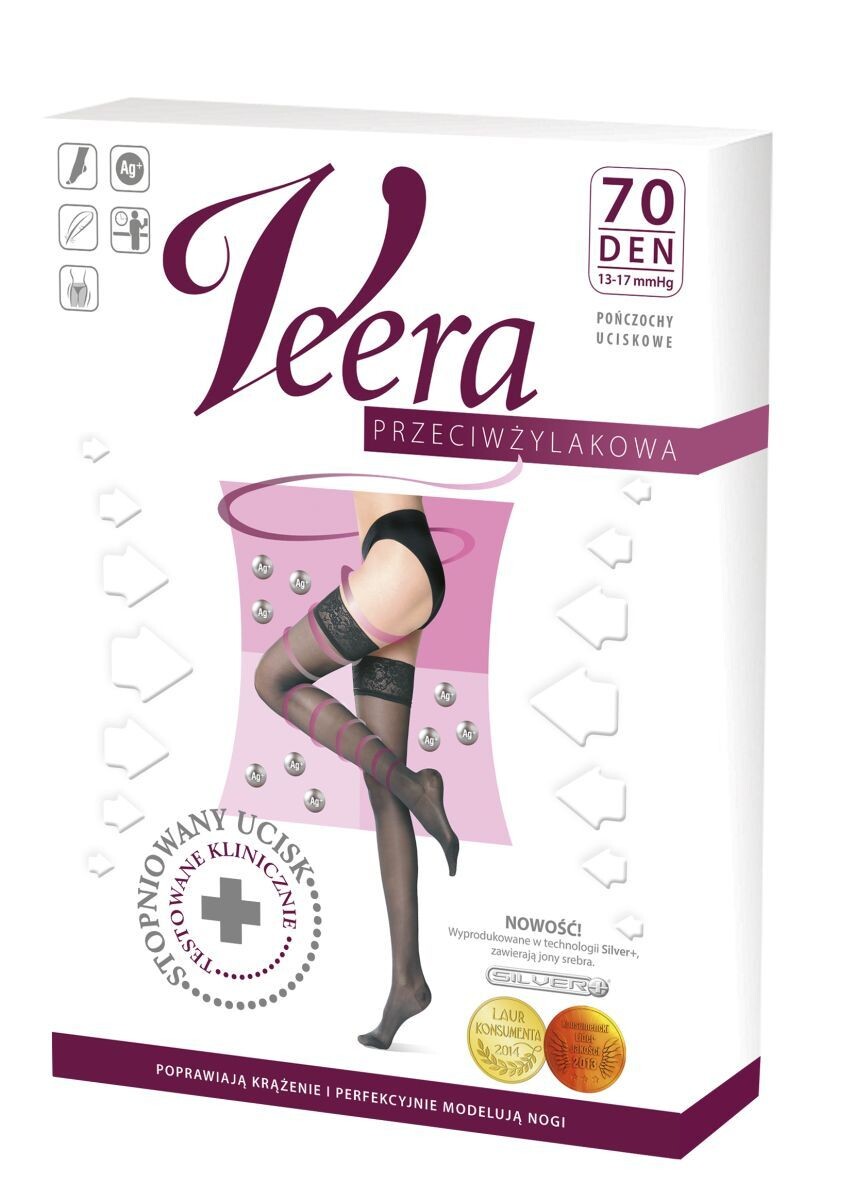 

Компрессионные чулки Veera Pończochy Przeciwżylakowe 70 DEN Kolor Orzech, 1/2