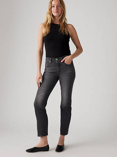 

501 Оригинальные укороченные женские джинсы Levi's, цвет Long Live The Queen - Black