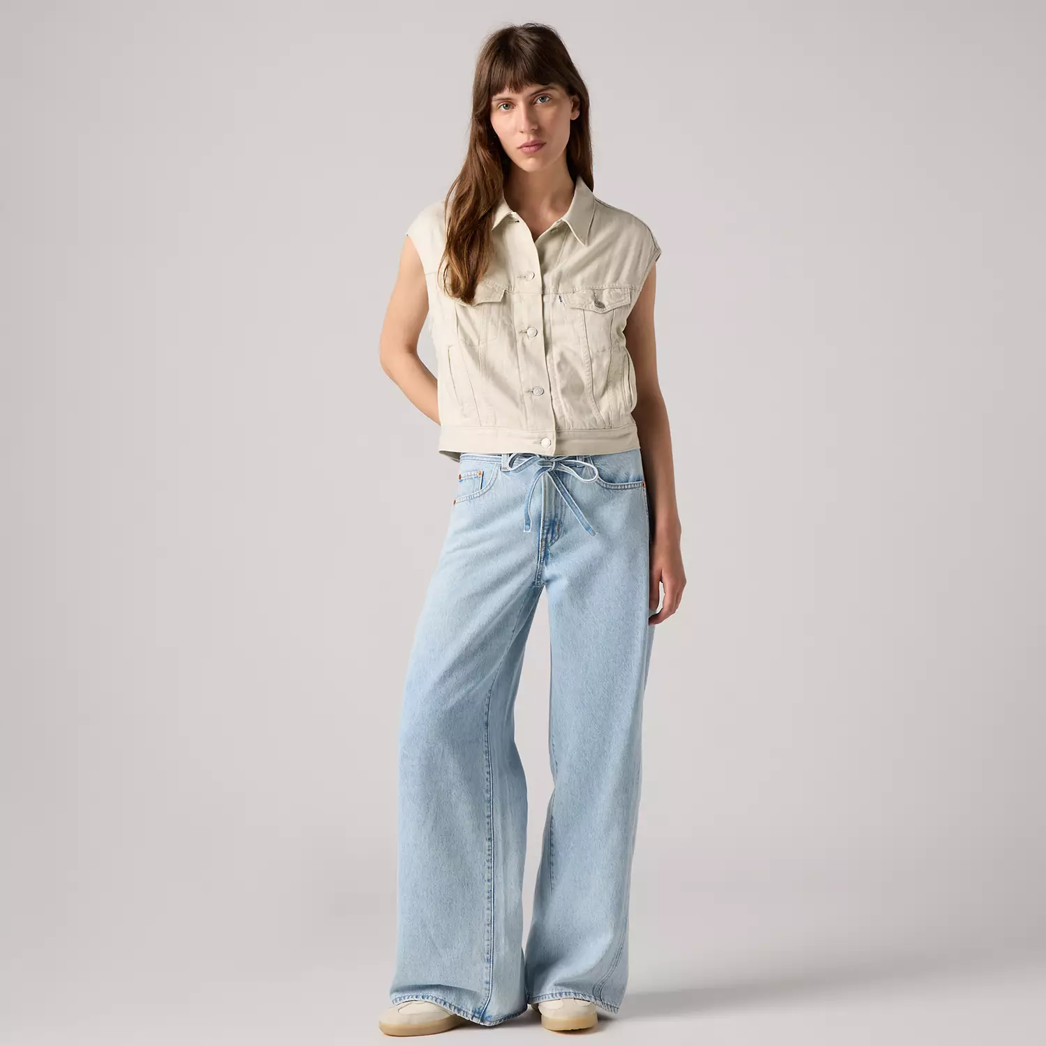 

Женские джинсы XL Baggy Straight с прямыми швами Levi's, цвет Vitality - Light Wash