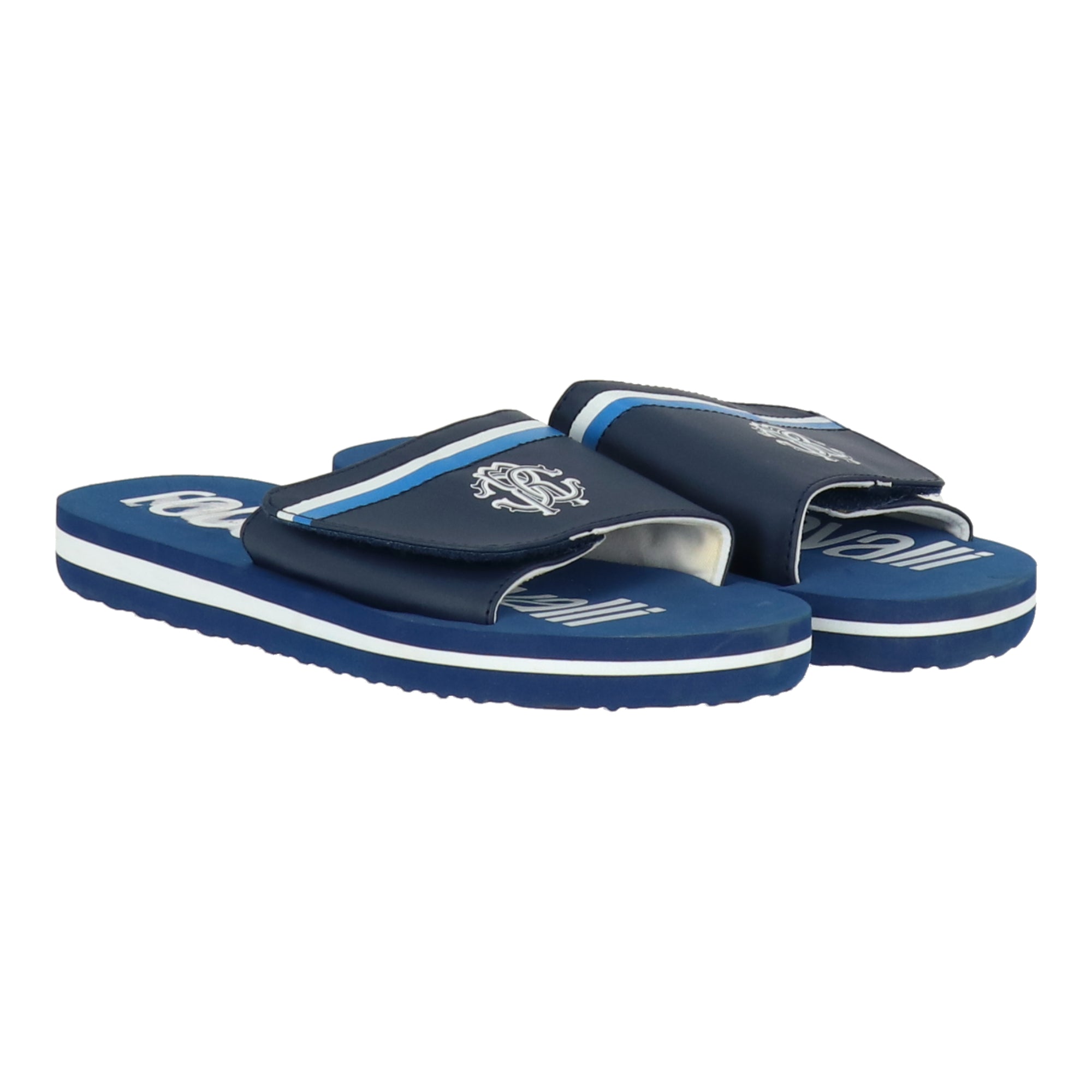 

Детские темно-синие туфли Roberto Cavalli Kids Flat