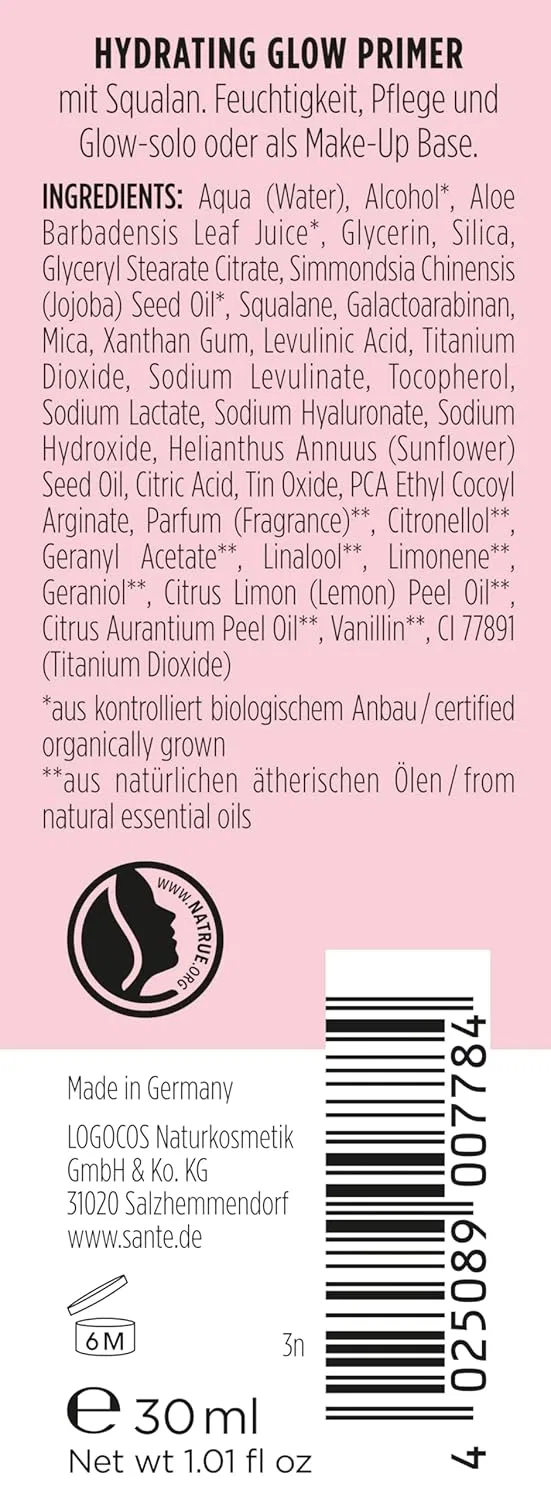 Праймер для макияжа «Fix & Glow Primer» от SANTE Naturkosmetik Sante Naturkosmetik, Pink — фото 2