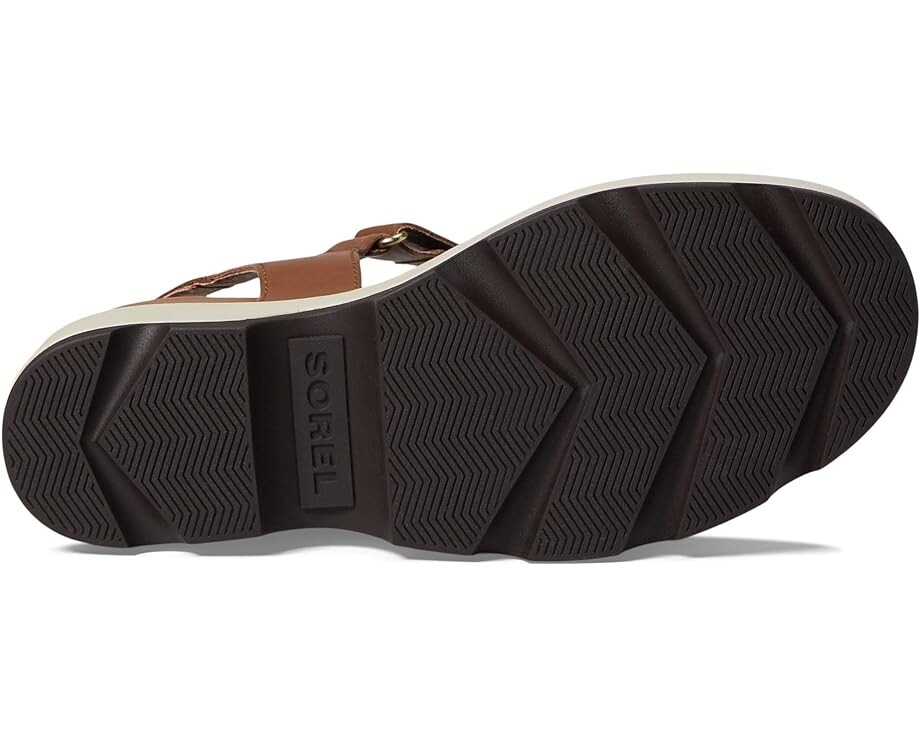 Туфли SOREL Joanie IV Y Strap Wedge, цвет Velvet Tan/Blackened Brown — фото 3