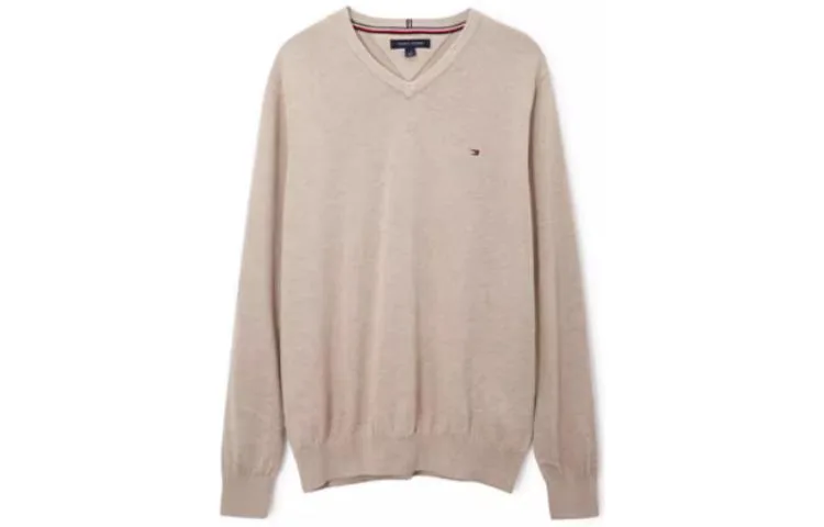 Свитер с v-образным вырезом MW14745-P01 Tommy Hilfiger, Dark Blue 475 — фото 4